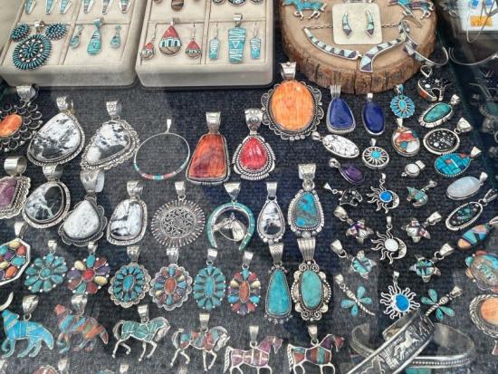 Jewelry involved in the Indian Arts and Crafts Act enforcement case.